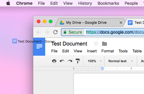 google docs for desktop mac